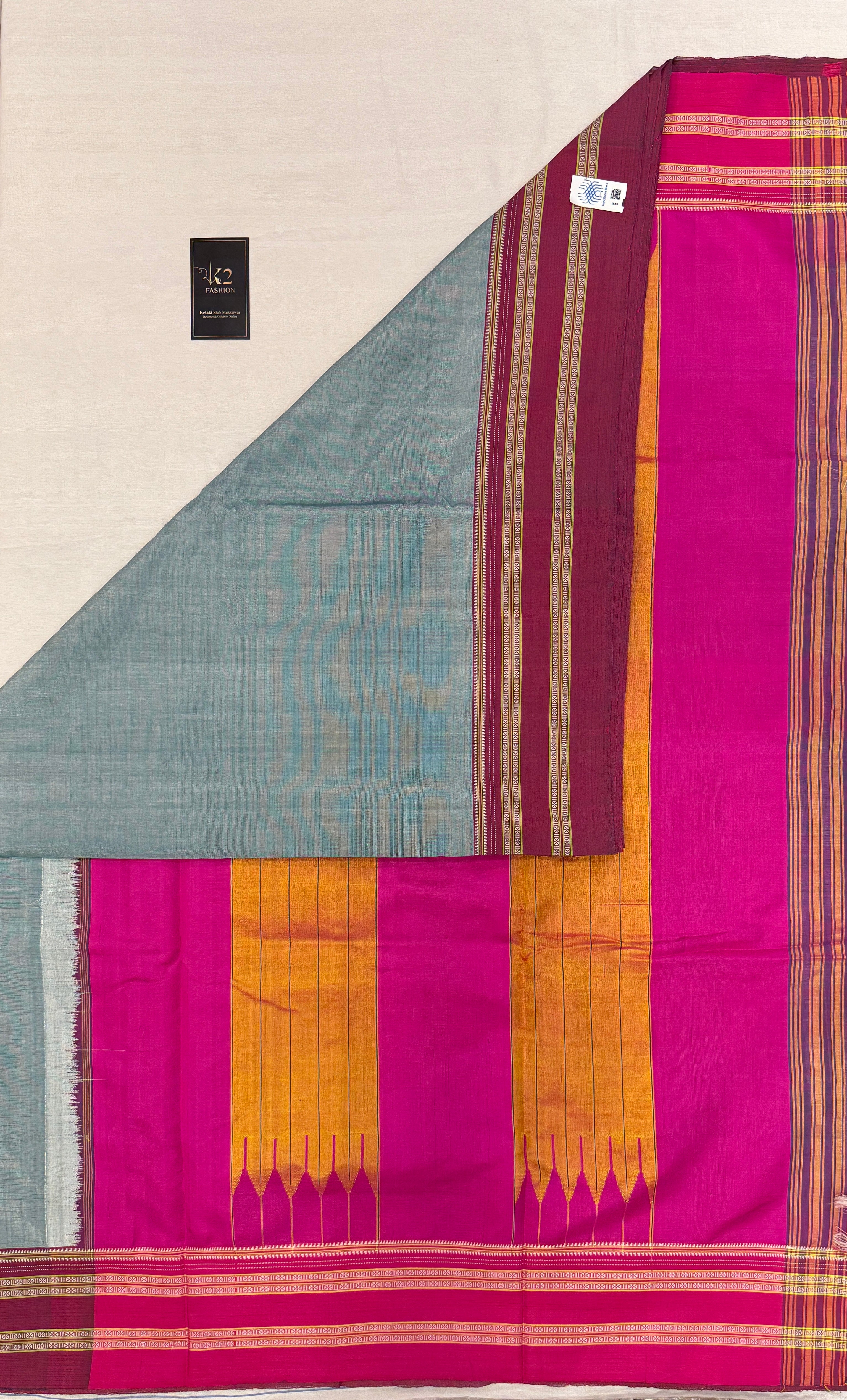 Ilkal saree with Gayatri border
