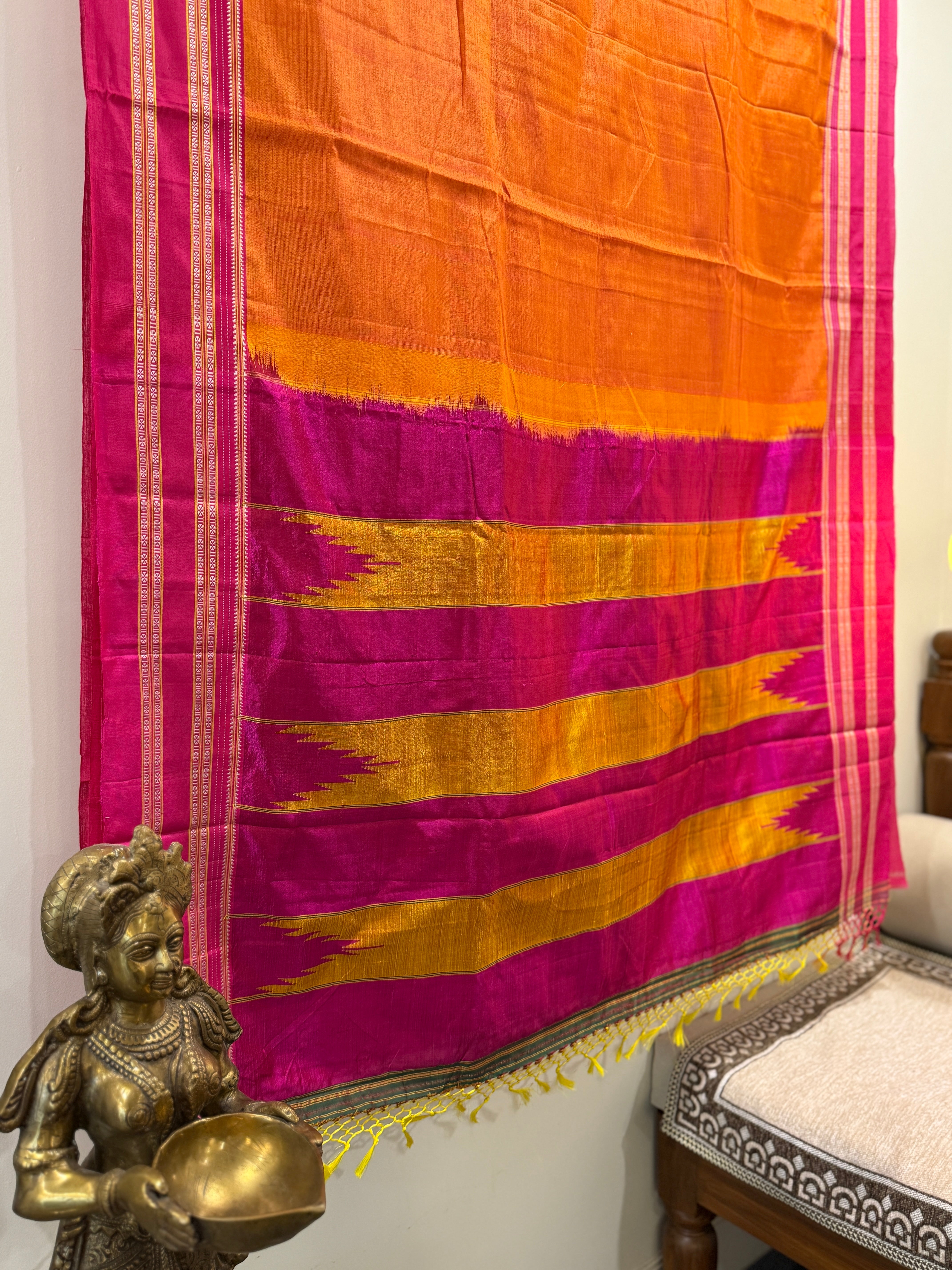 Ilkal saree with Gayatri border