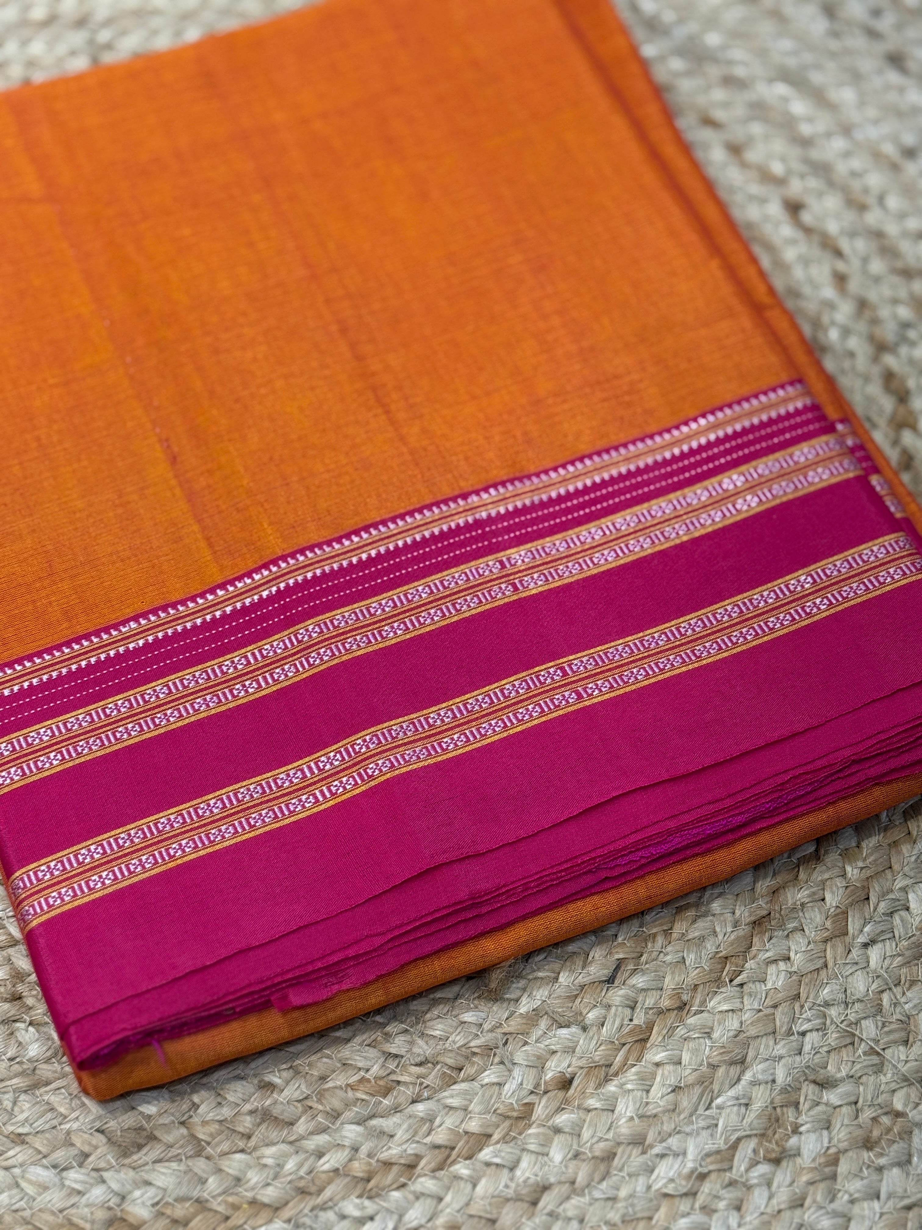 Pure silk pallu saree