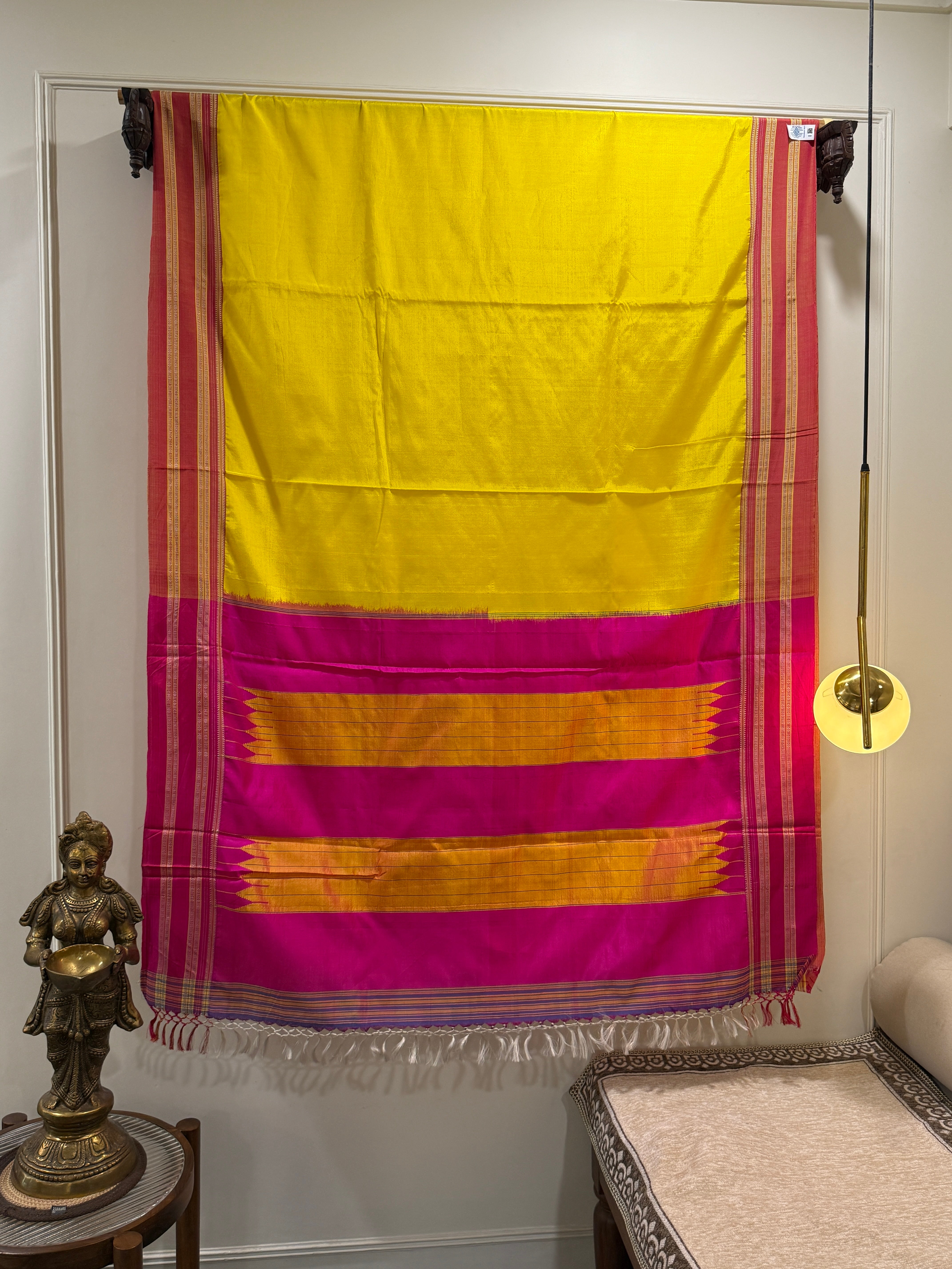 Ilkal saree with Gayatri border