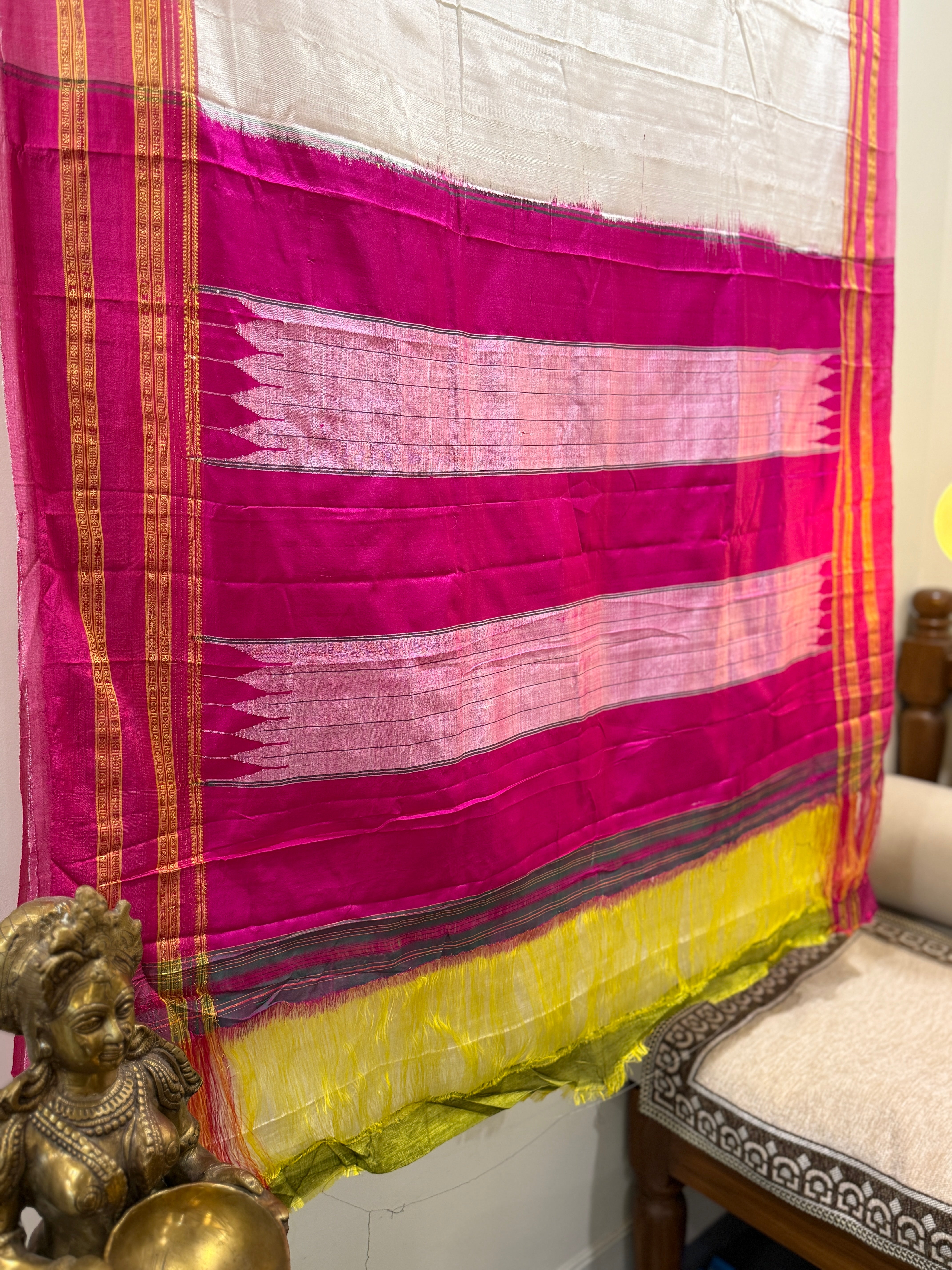 Ilkal saree with Gayatri border