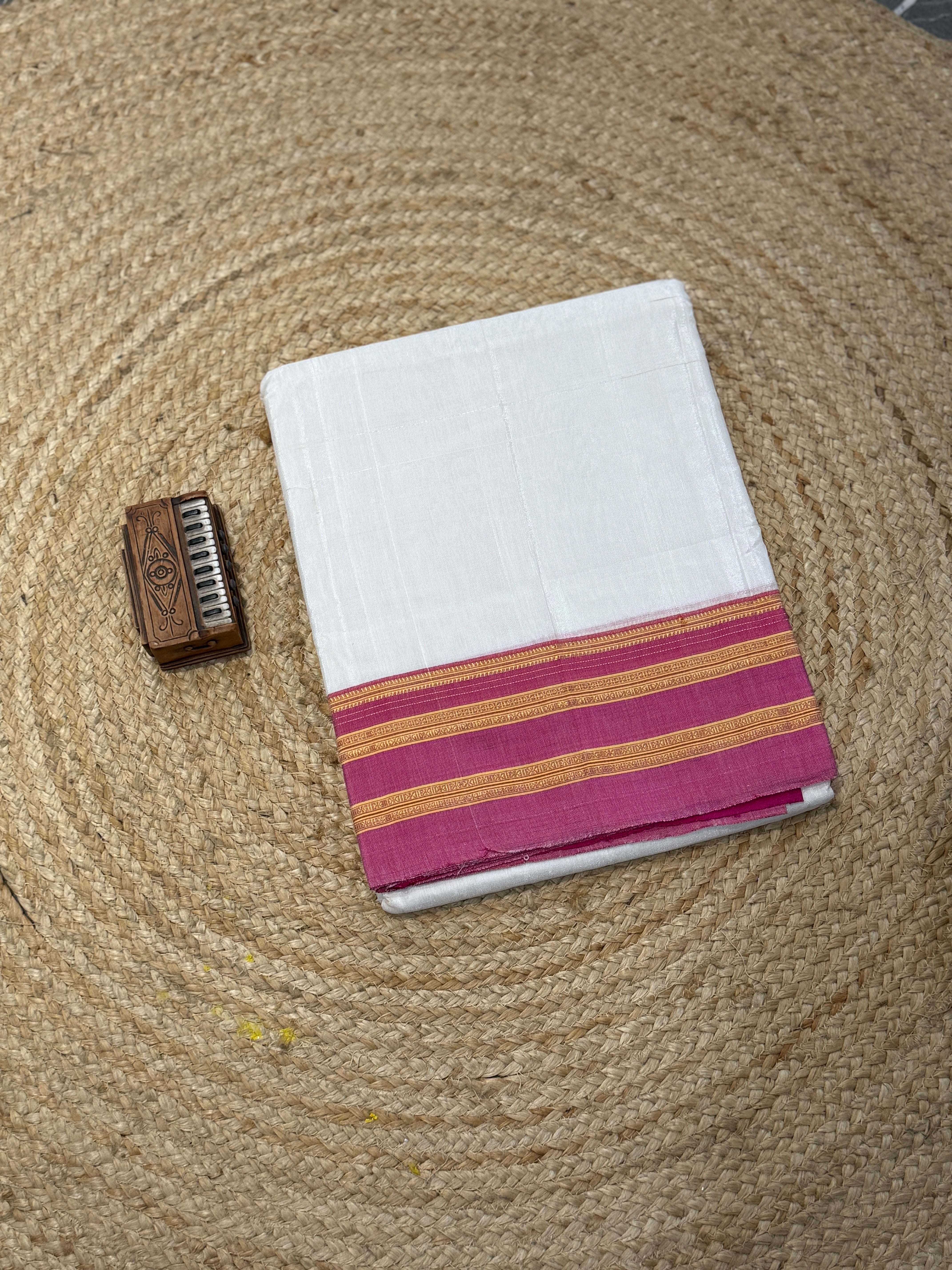 Handloom viscose silk saree