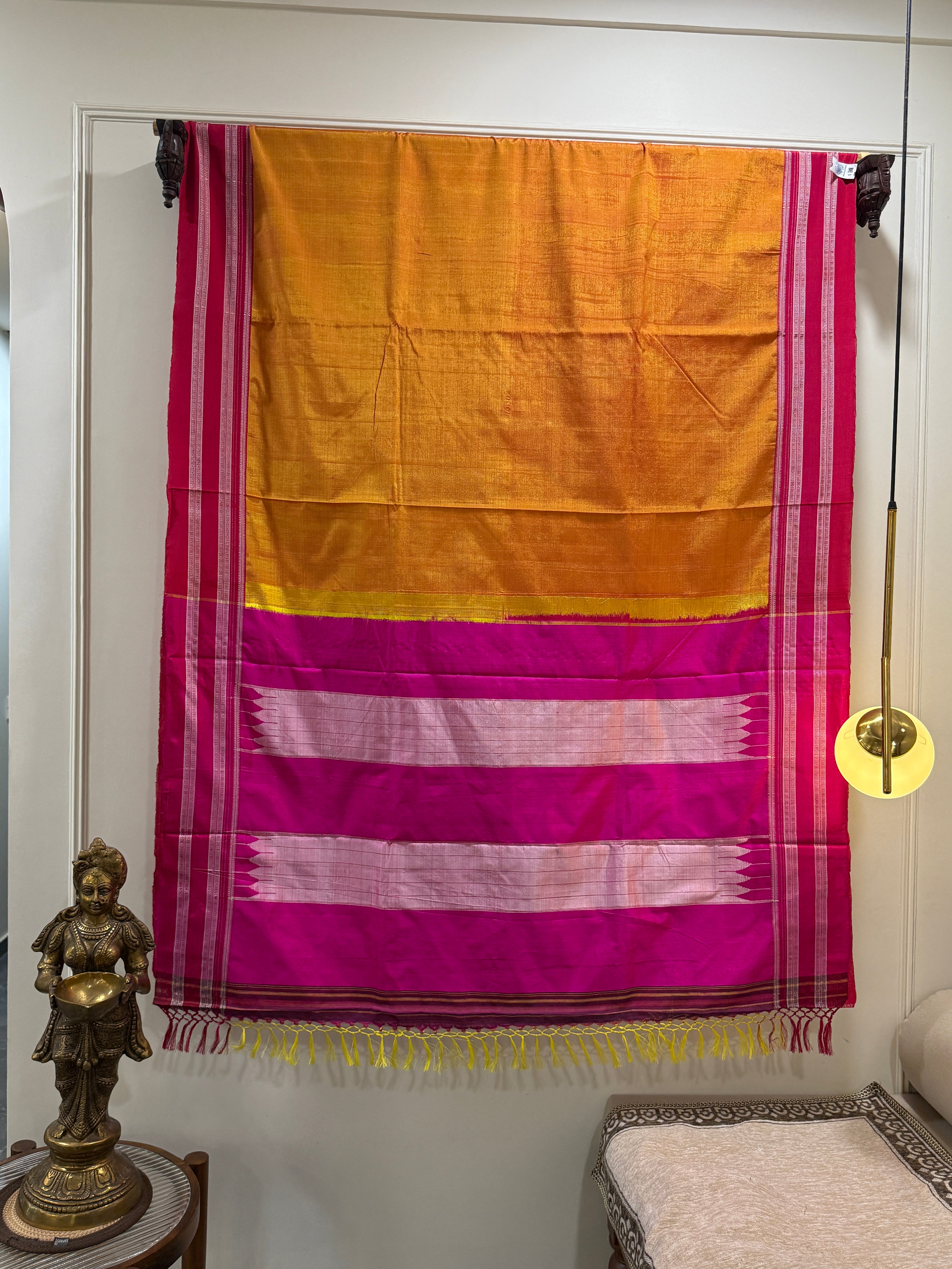 Pure silk pallu saree