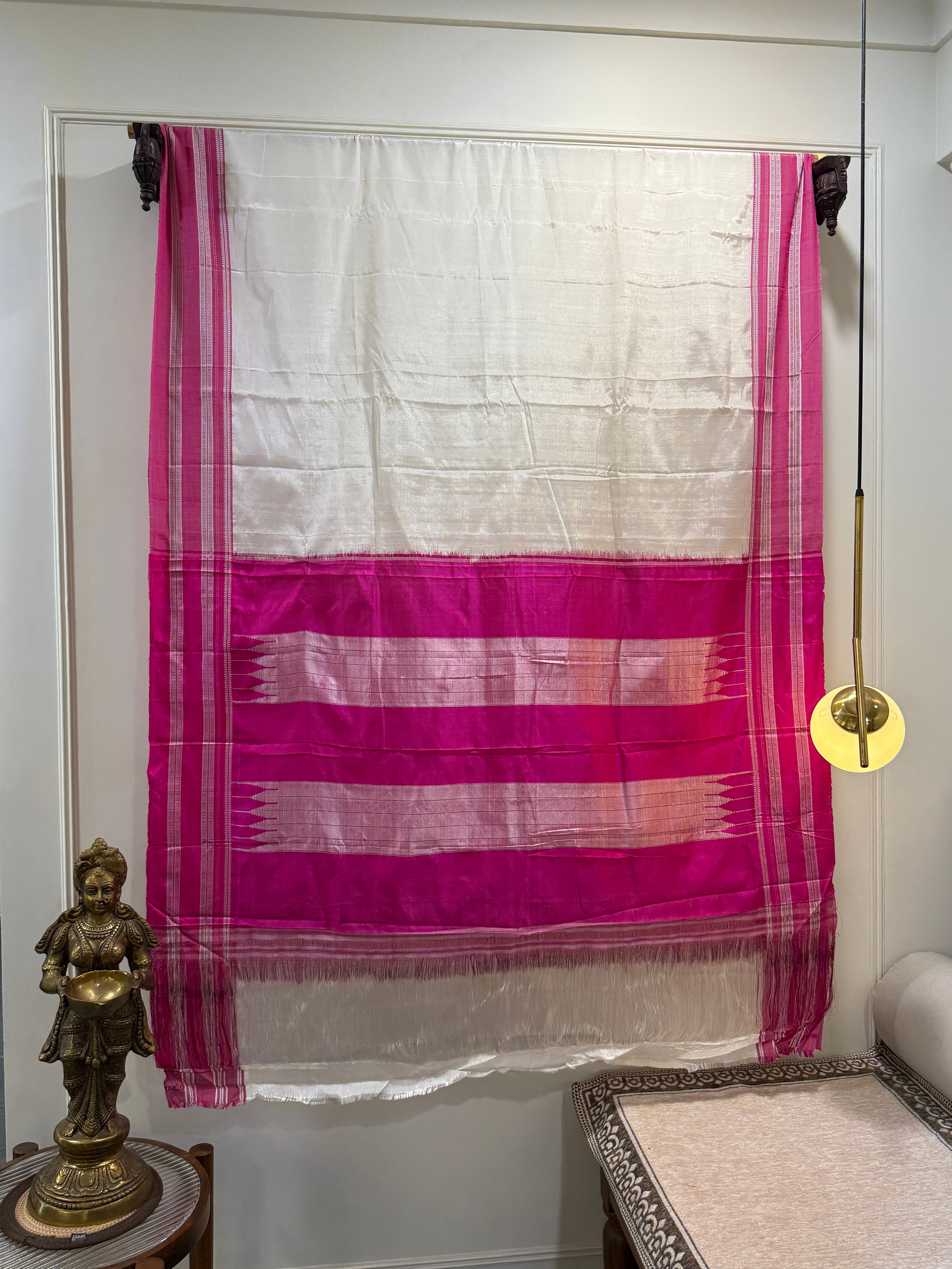 Ilkal saree viscose body