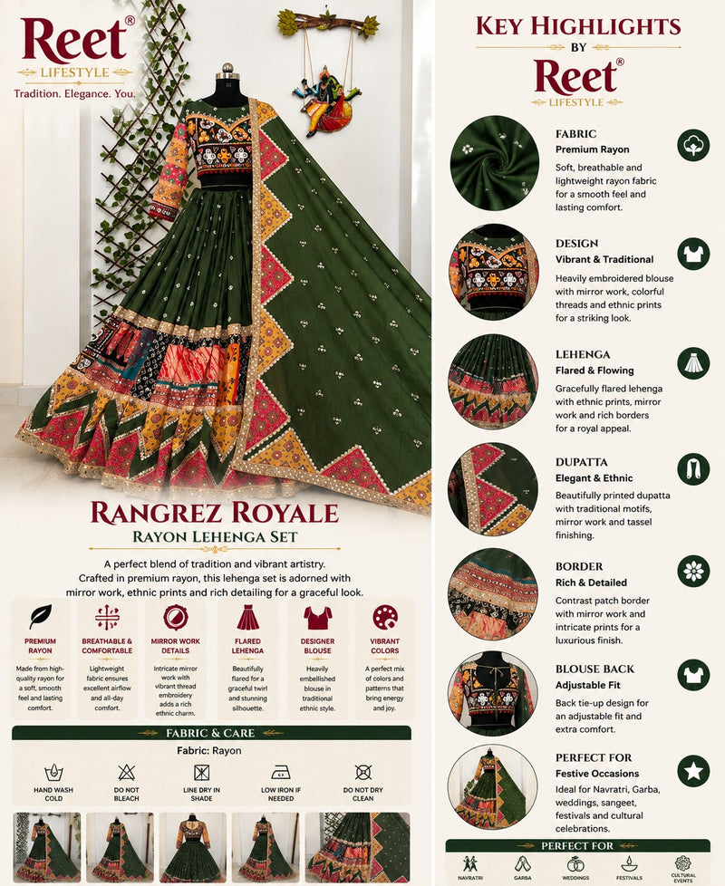 Rangdhara Kutchi Craft Lehenga Choli