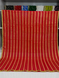 Kohinoor Gold Stripe Navratri Dupatta