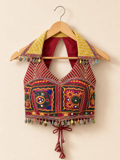 Mehr Navratri Embroidered Blouse only