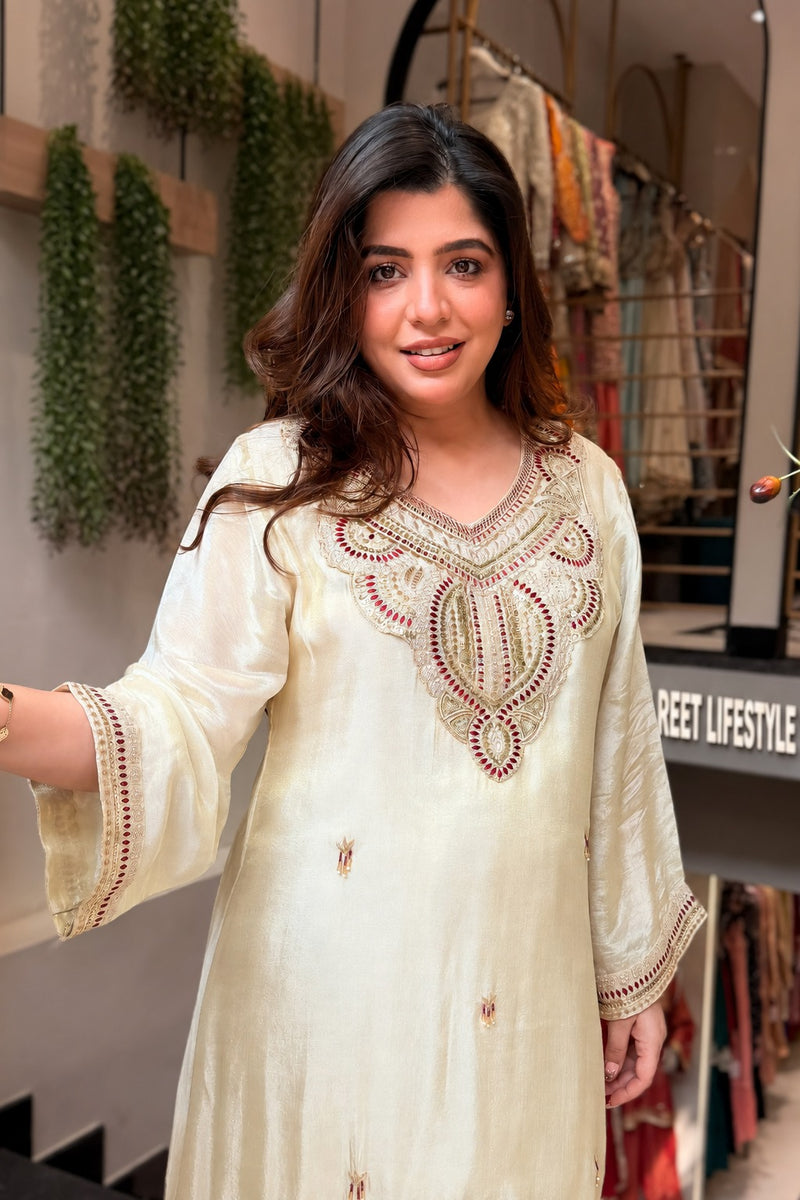 Sunehri Dusk Embroidered Co-ord Set