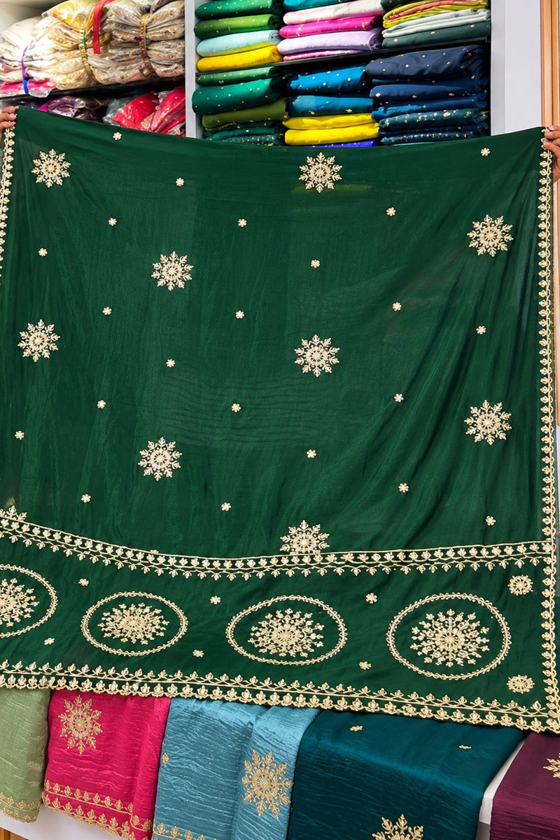 Gul-e-Zar Emerald Dupatta