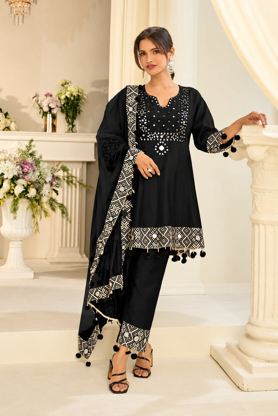 Kaali Rangrez Anarkali Set