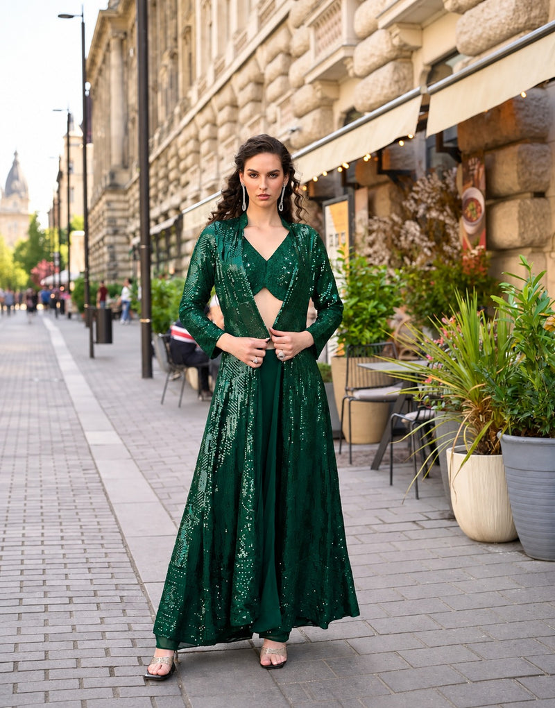 Riwaayat-e-Neel Georgette Set