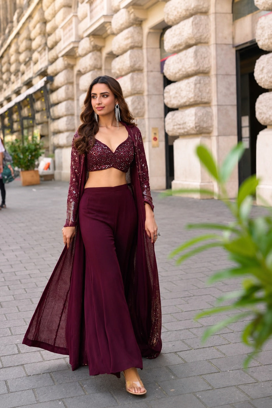 Riwaayat-e-Neel Georgette Set