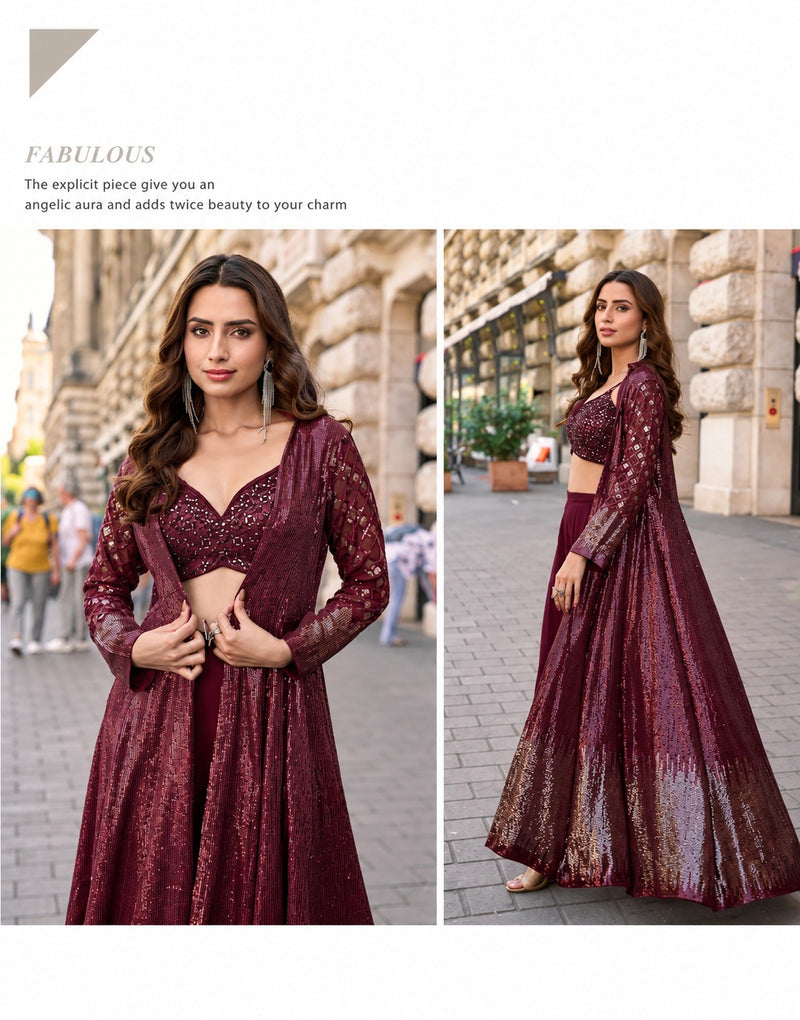 Riwaayat-e-Neel Georgette Set