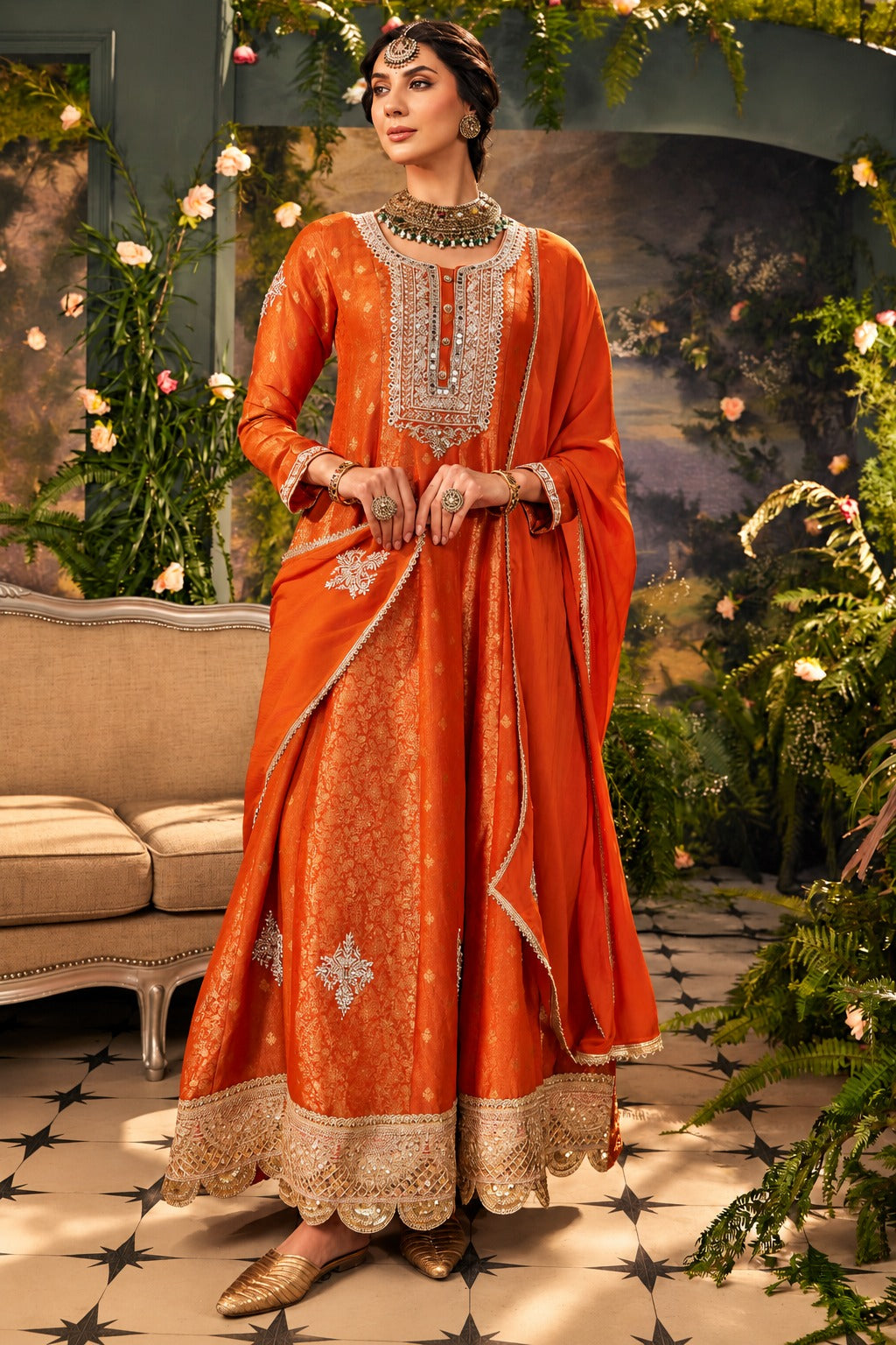 Rang-e-Ziya Jacquard Anarkali