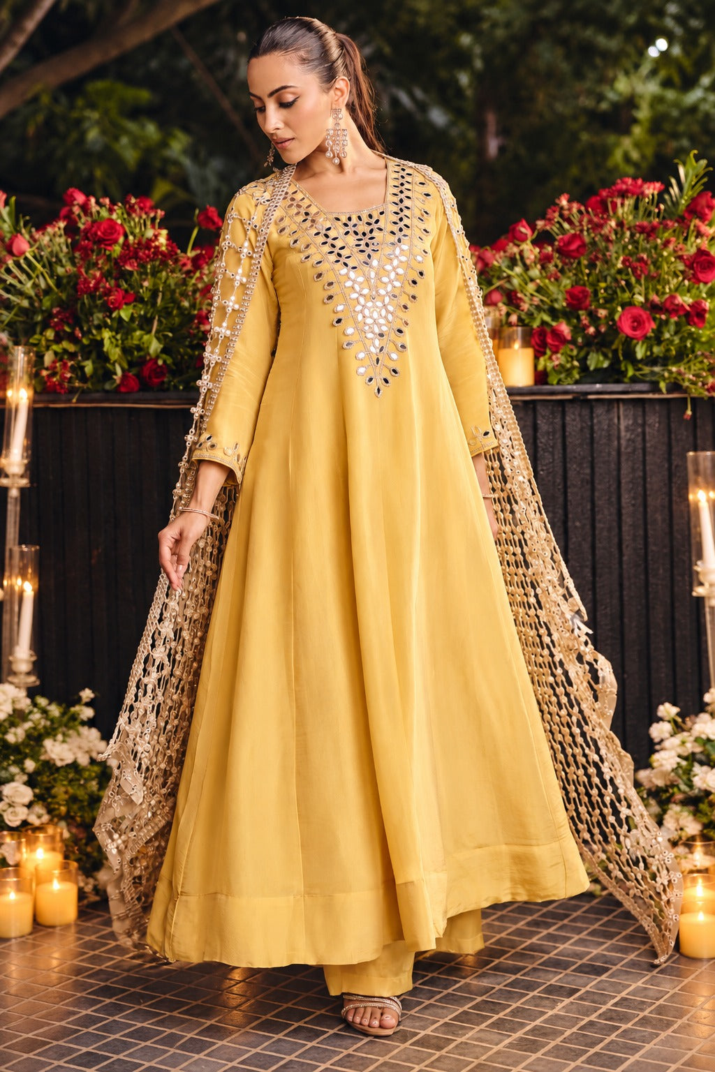 Kanchan Riwaayat Embroidered Anarkali