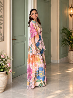 Gulrang Bahar Floral Sharara Set
