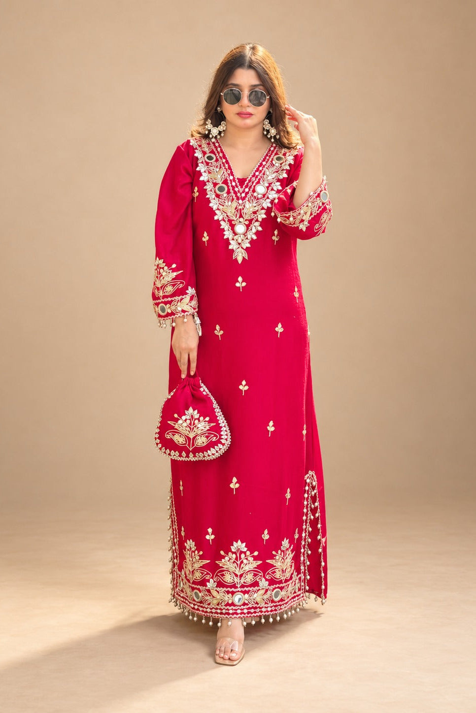 Rani Sitara Embroidered kaftan