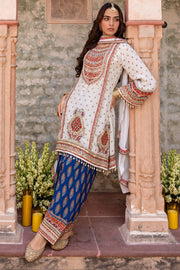 Ivory Jharokha Heritage Kurta Set