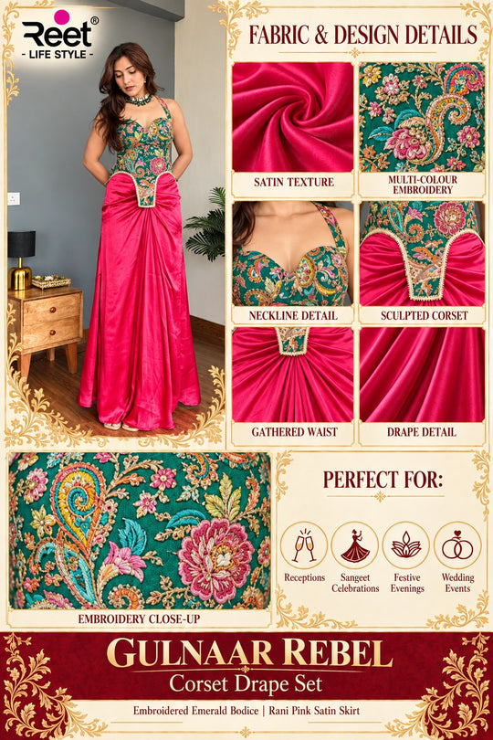 Gulnaar Rebel Corset Drape Set