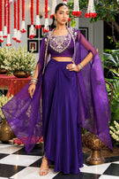 Purple Maharani Luxe Skirt Ensemble