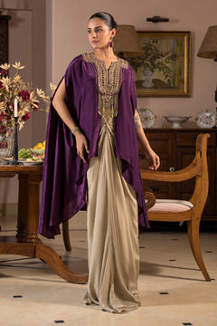 Amethyst Jharokha Festive Ensemble Set