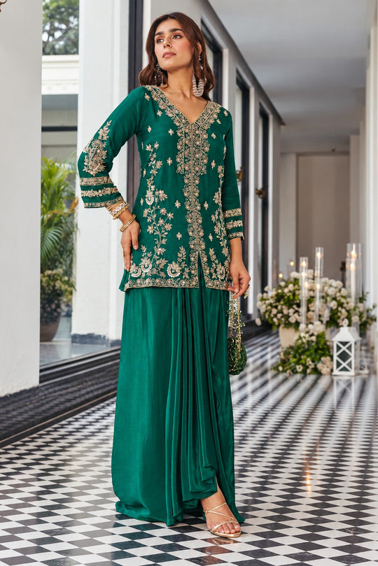 Gulistan Panna Festive Skirt Set