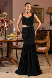 Noir Sitara Beaded Mermaid Set