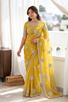 Kesari Maharani Embellished Saree