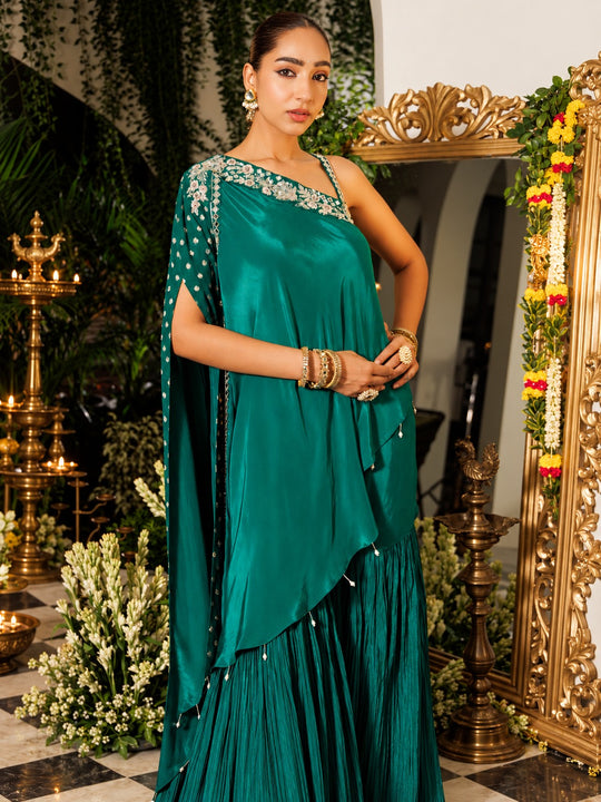 Panna Sheesh Mahal Sharara Set