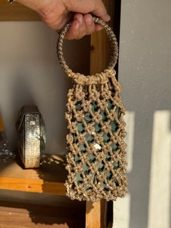 Sparkling Rhinestone Embellished Mobile Bag