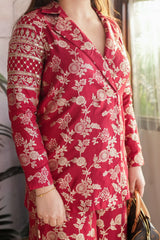 Hamsha Embroidered Brocade Co-Ord Set