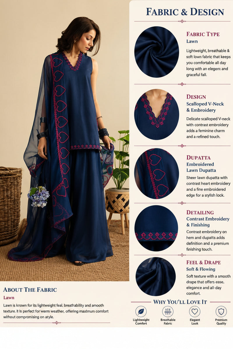 Indigo Noor Kurta Salwar Set