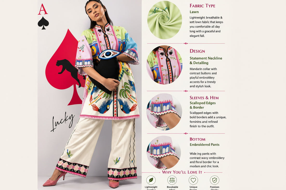 Ivory Lucky Charm Co-ord Set