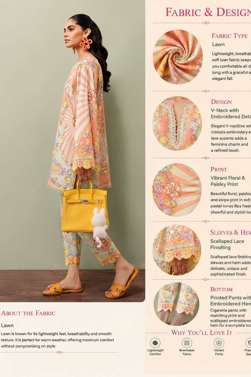 Pastel Paisley Co-ord Set