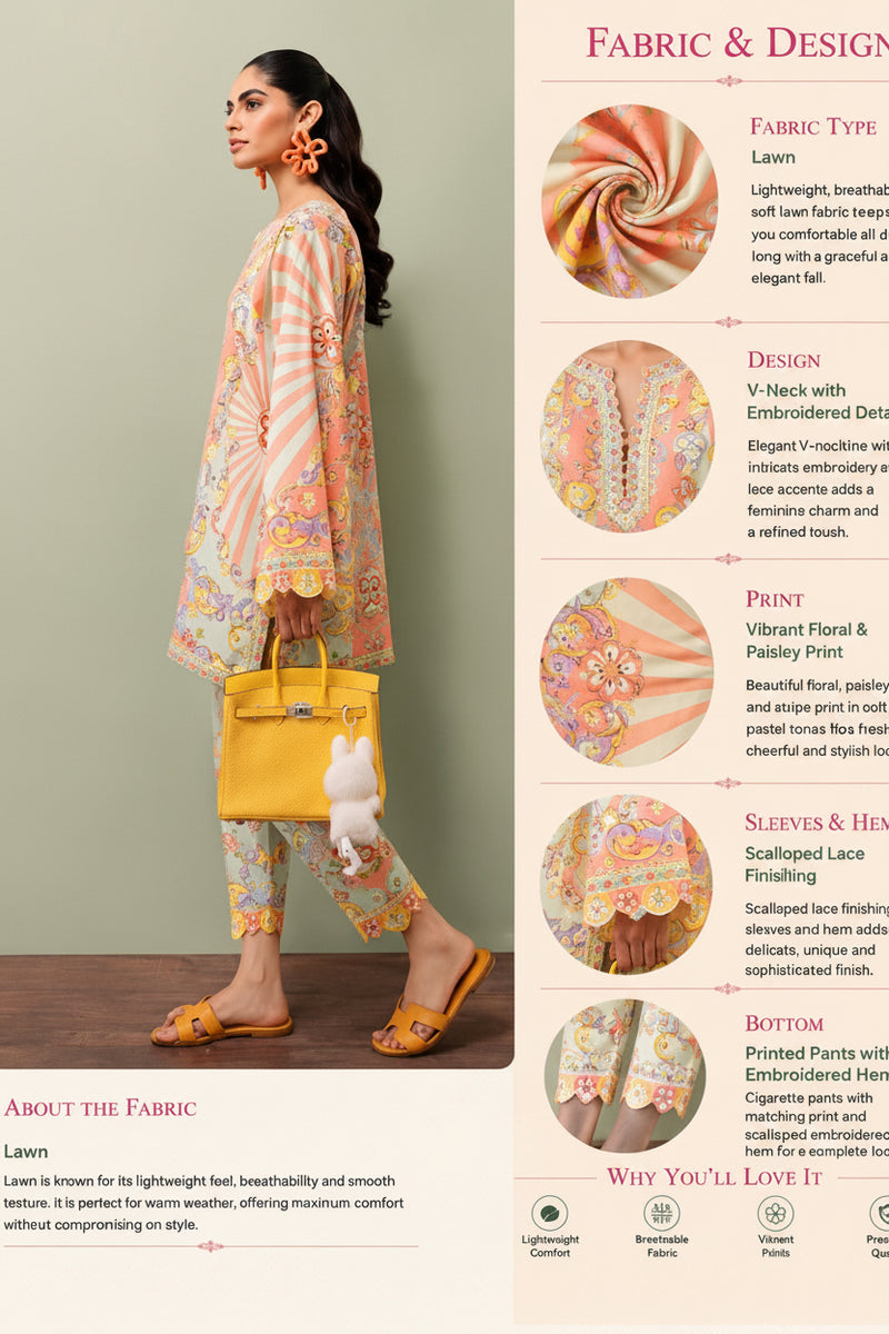 Pastel Paisley Co-ord Set