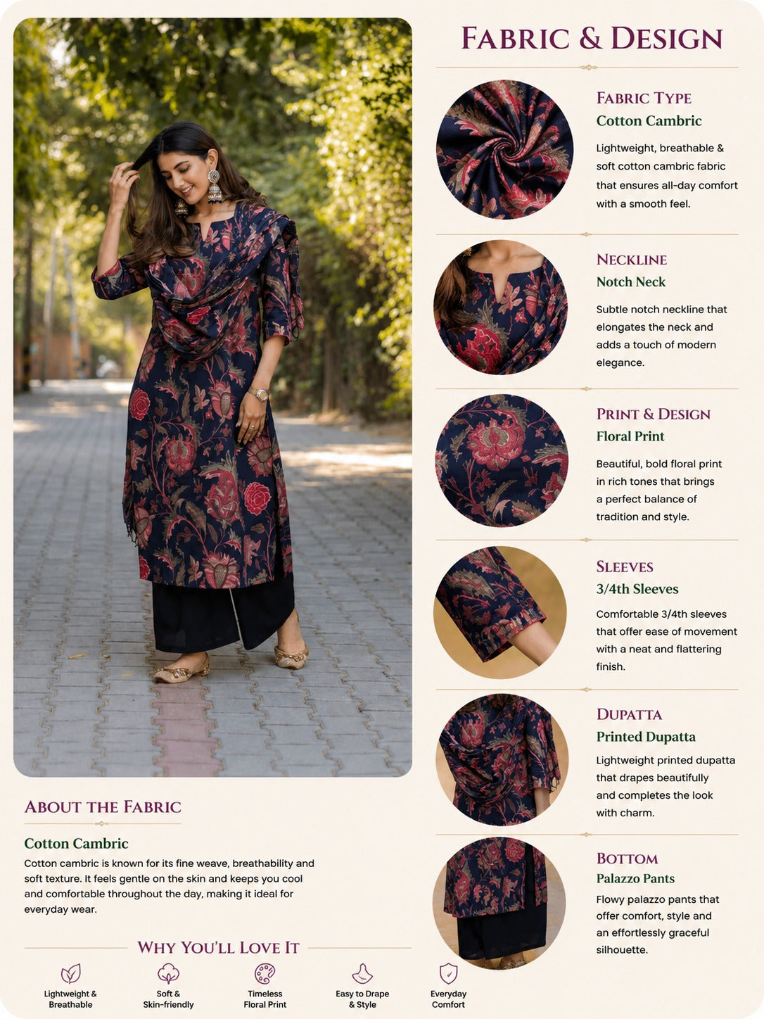 Bahaara Floral Suit Set