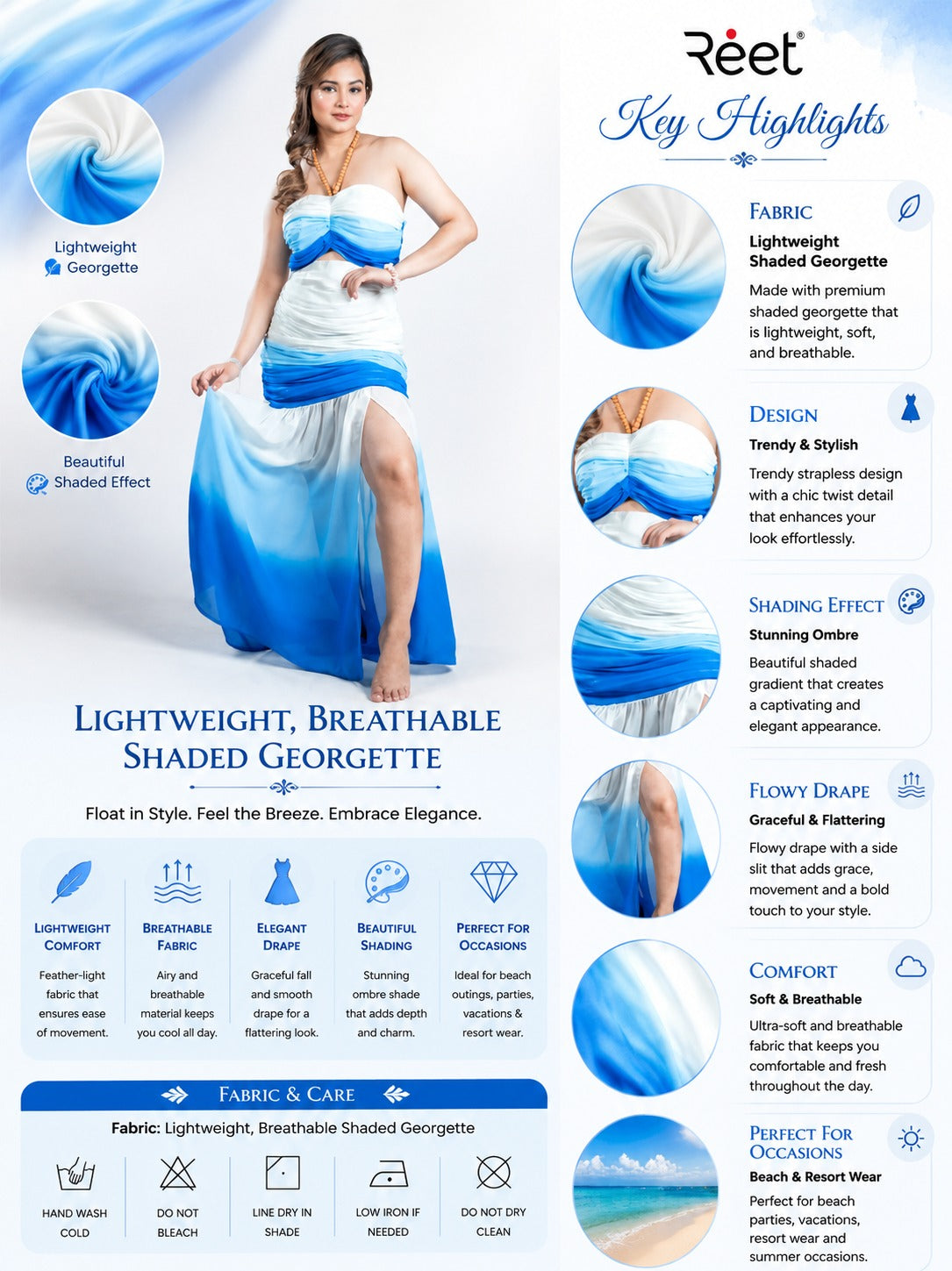 Oceanelle Ombre Beach Maxi