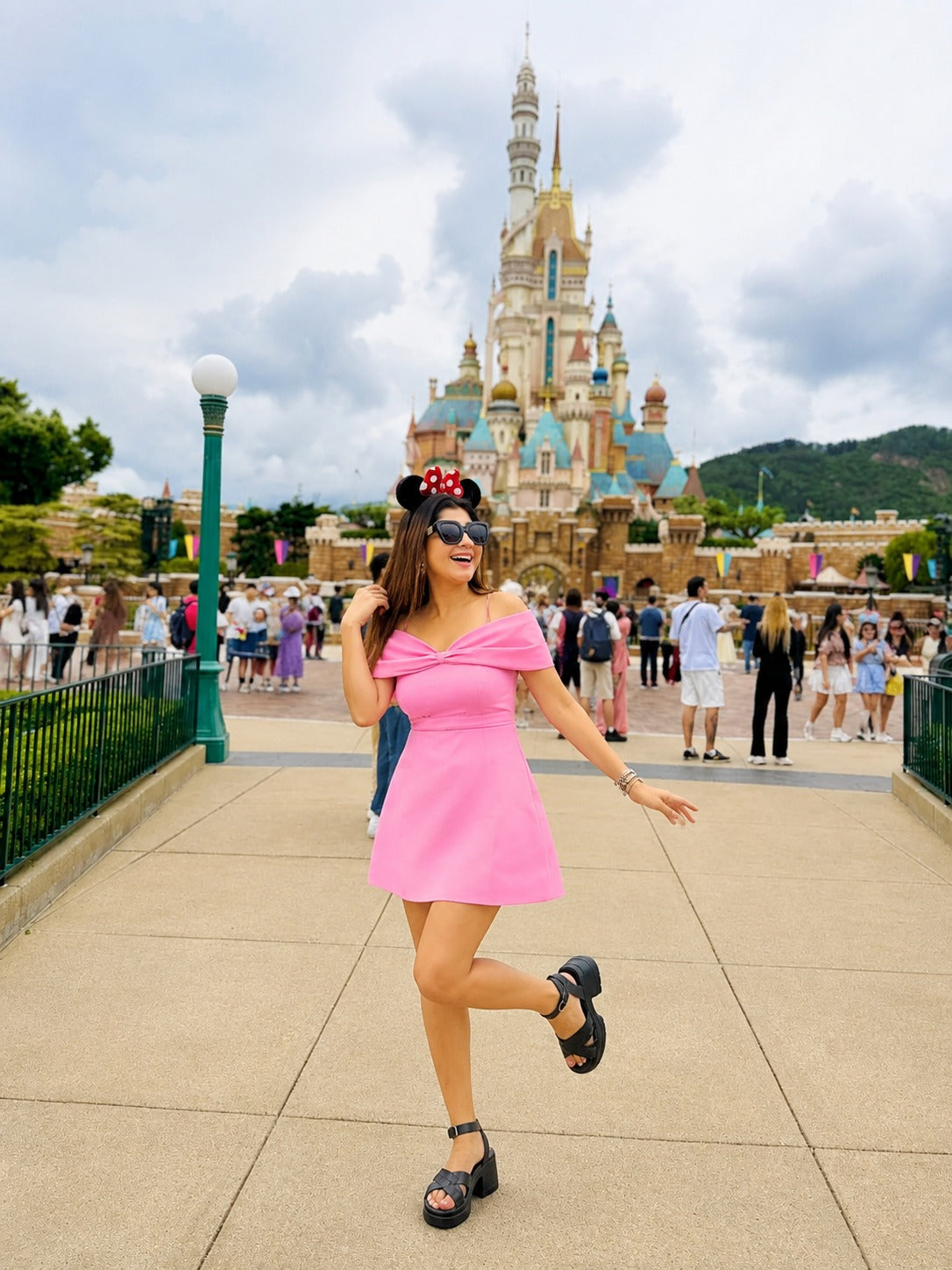 Enchanted Blush Castle Mini Dress