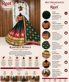 Rajrani Bandhani Heritage Lehenga Choli