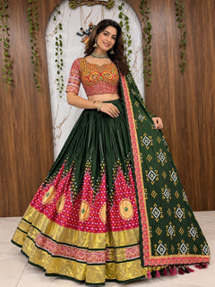 Rajrani Bandhani Heritage Lehenga Choli