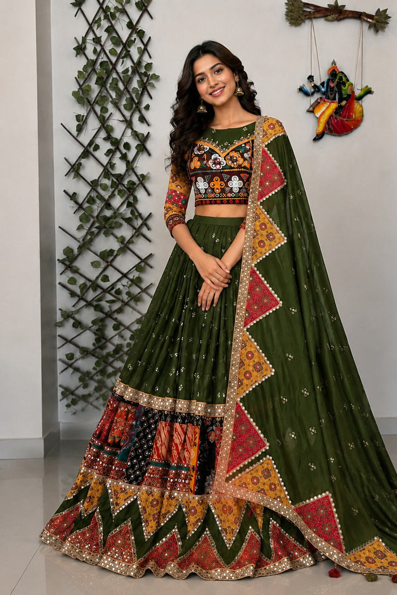 Rangdhara Kutchi Craft Lehenga Choli