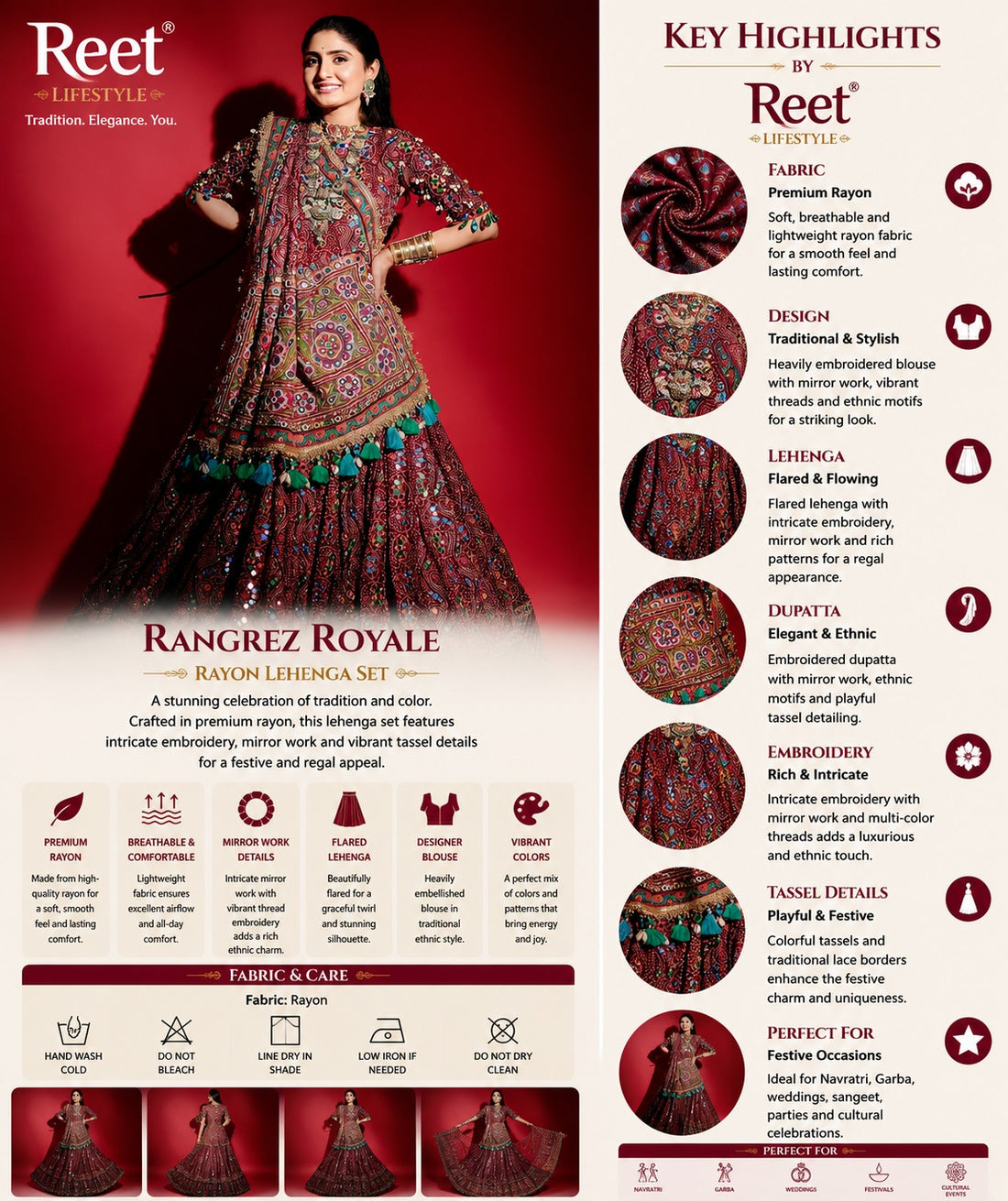 Rajraas Rangrez Royal Kutchi Lehenga Choli