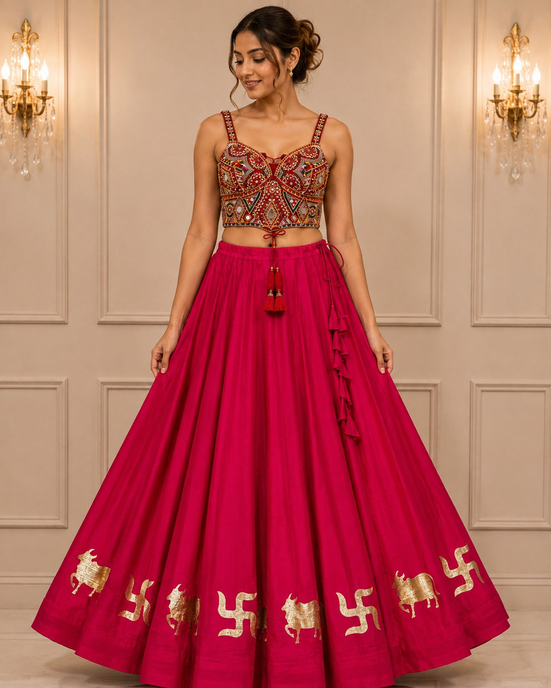 Rajrani Navrang Mirror Corset Blouse ✨