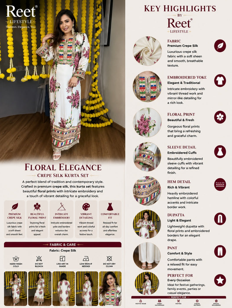 Mahira Garden Kaftan Dress