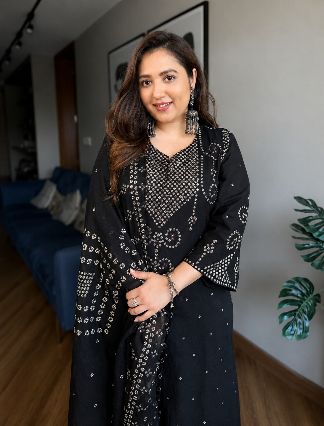 Gulbahar Maroon Printed Cotton Suit