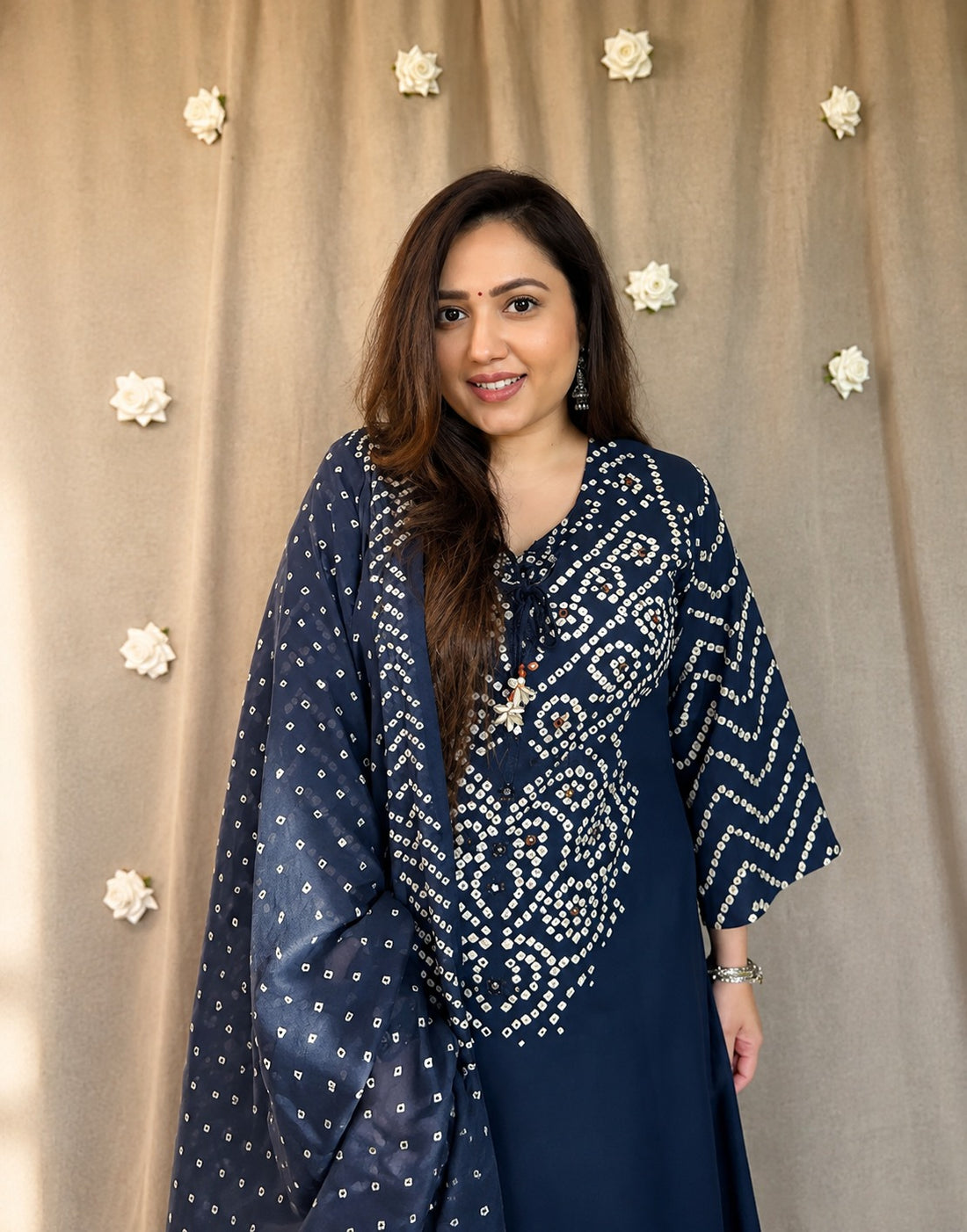 Rangrez Noir Bandhej Suit