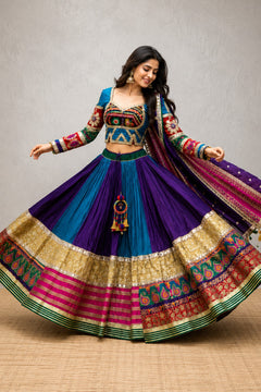 Rangmanjari Royal Garba Lehenga with Blouse