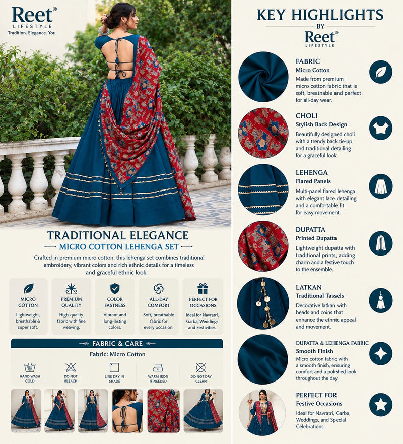 Kanakdhara Garba Lehenga