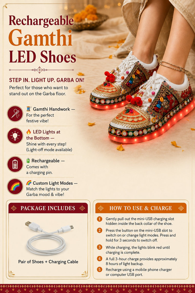 Riva Rechargeable Festive Shoes