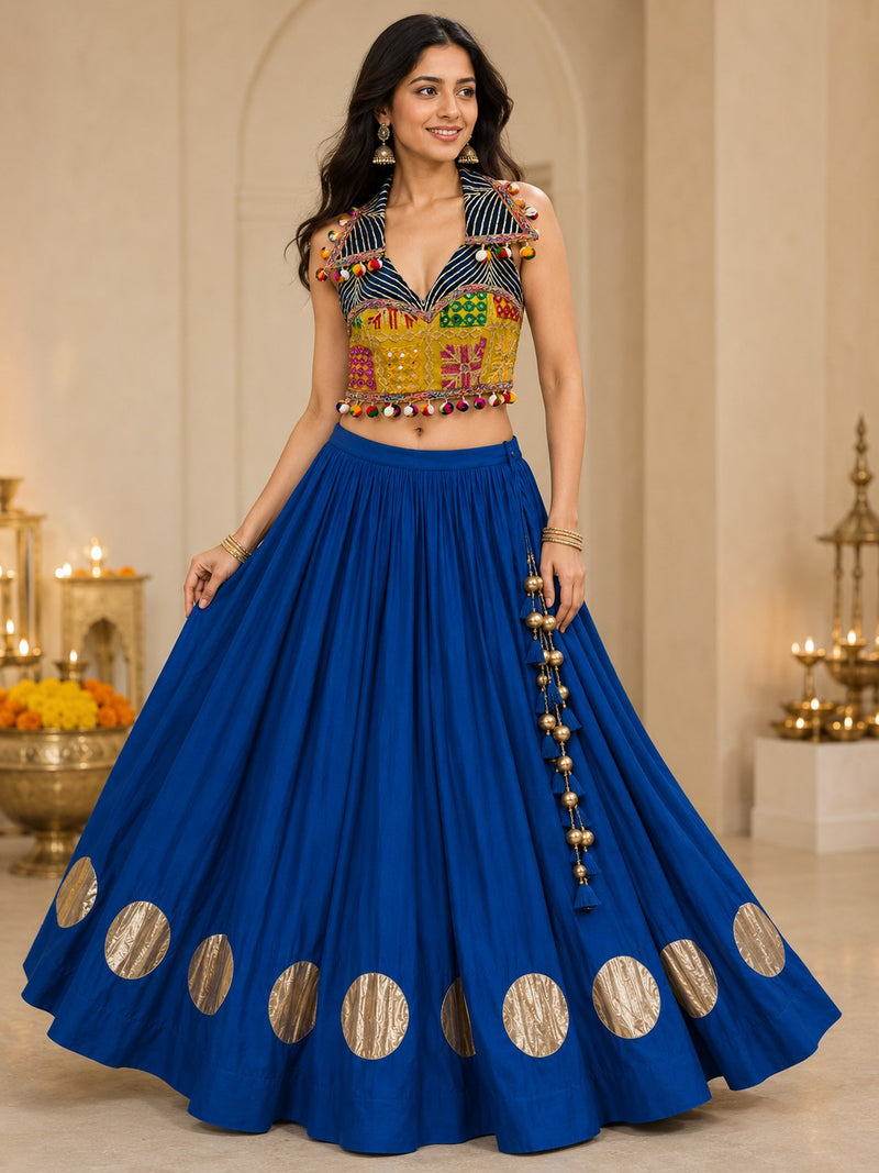 Mehr Navratri Embroidered Blouse only